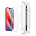 Folie de sticlă Spigen Glas.tR EZ Fit pentru iPhone 18 Pro / 17 Pro / 17 / 16 Pro – imagine 2