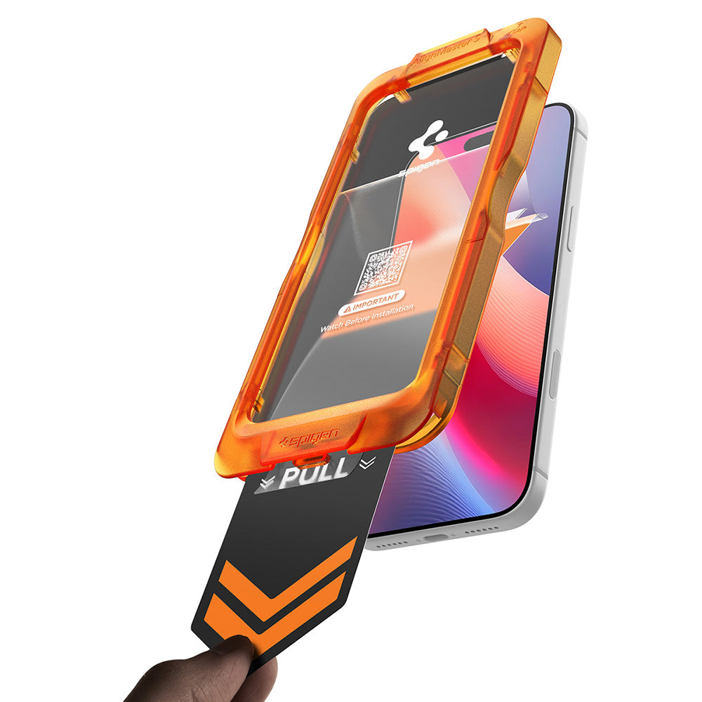 Folie de sticlă Spigen Glas.tR AlignMaster Slim pentru iPhone 18 Pro Max / 17 Pro Max – imagine 3