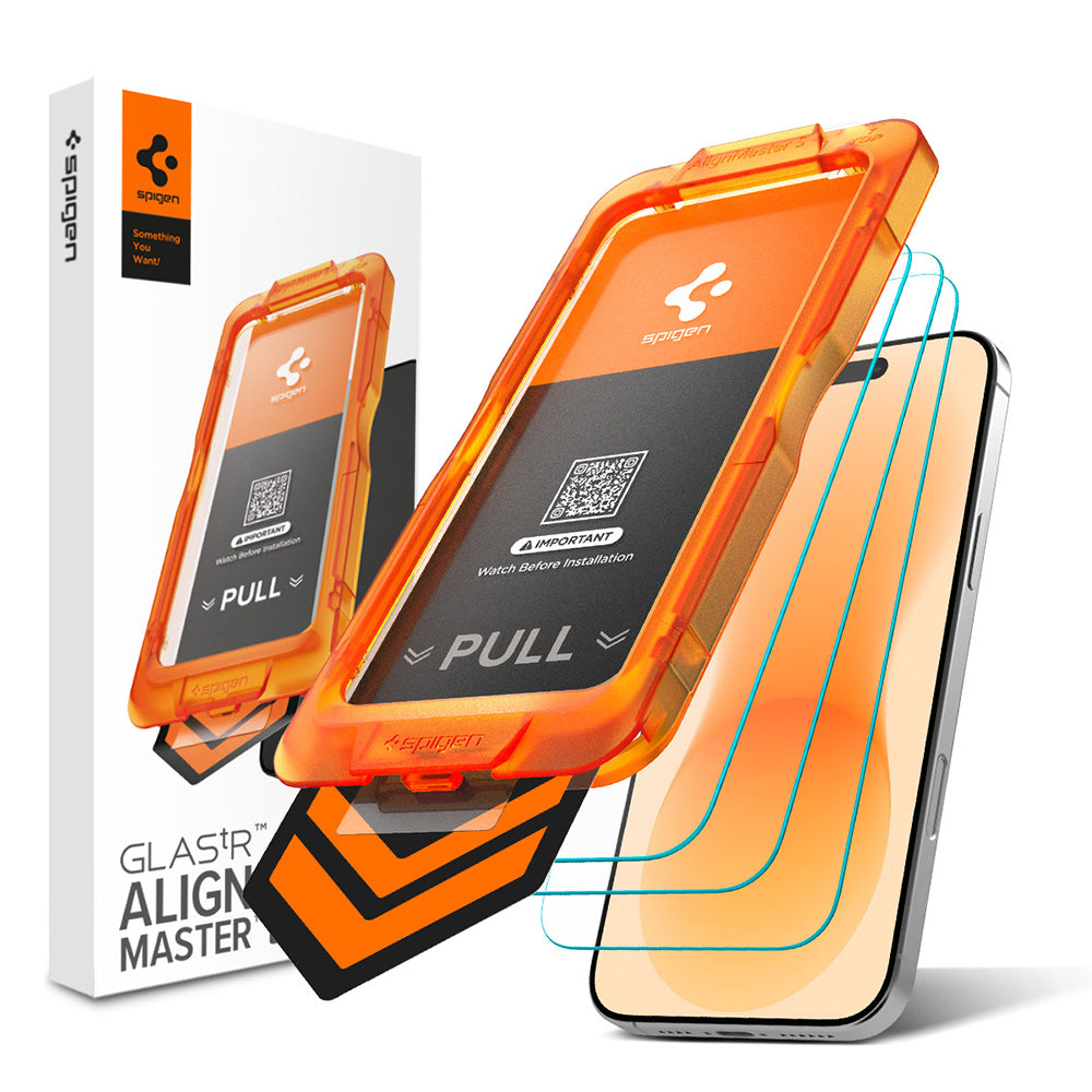 Folie de sticlă Spigen Glas.tR AlignMaster Slim pentru iPhone 18 Pro Max / 17 Pro Max – imagine 1