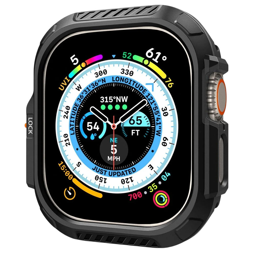 Husă Spigen Lock Fit cu blocarea butonului Action Apple Watch Ultra / Ultra 2 / Ultra 3 / Ultra 4 (49 mm) – imagine 2