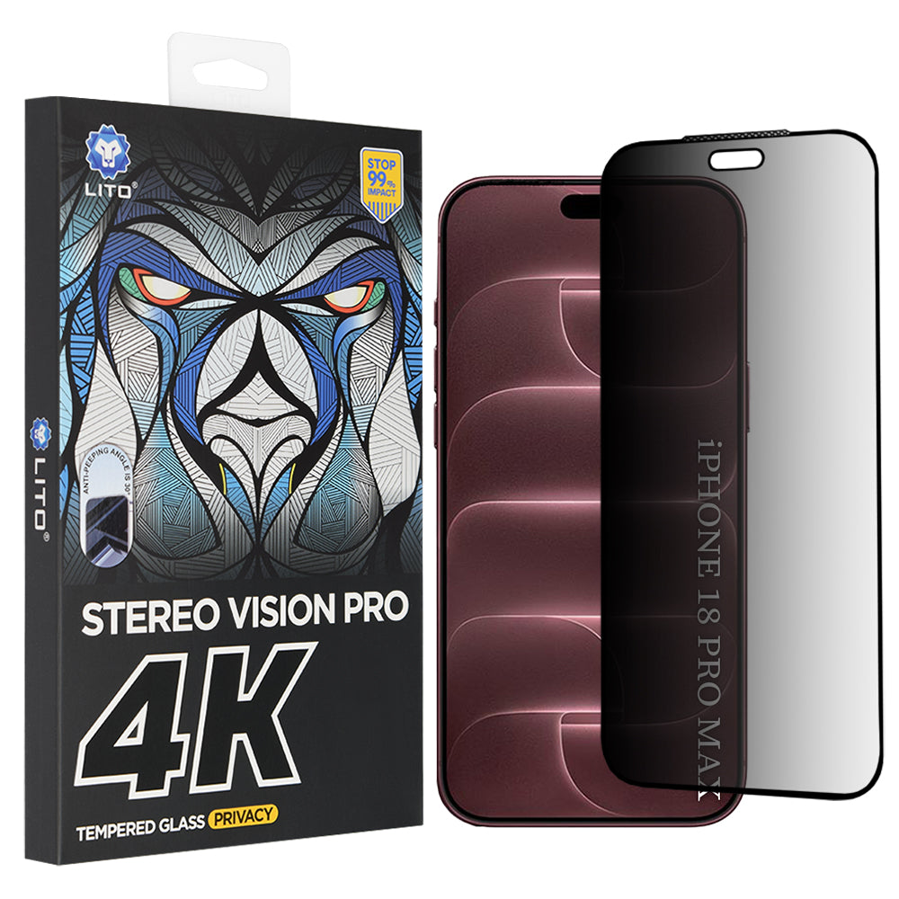 Folie privacy Lito D+ Max 4K iPhone 18 Pro Max – imagine 1 din 1