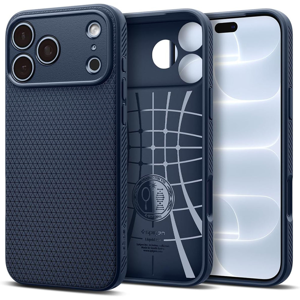 Husă Spigen Liquid Air iPhone 18 Pro Max / 17 Pro Max – Bleumarin – imagine 10