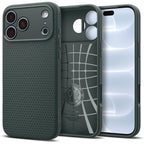 Husă Spigen Liquid Air iPhone 18 Pro Max / 17 Pro Max – Abyss Green (verde) – imagine 6