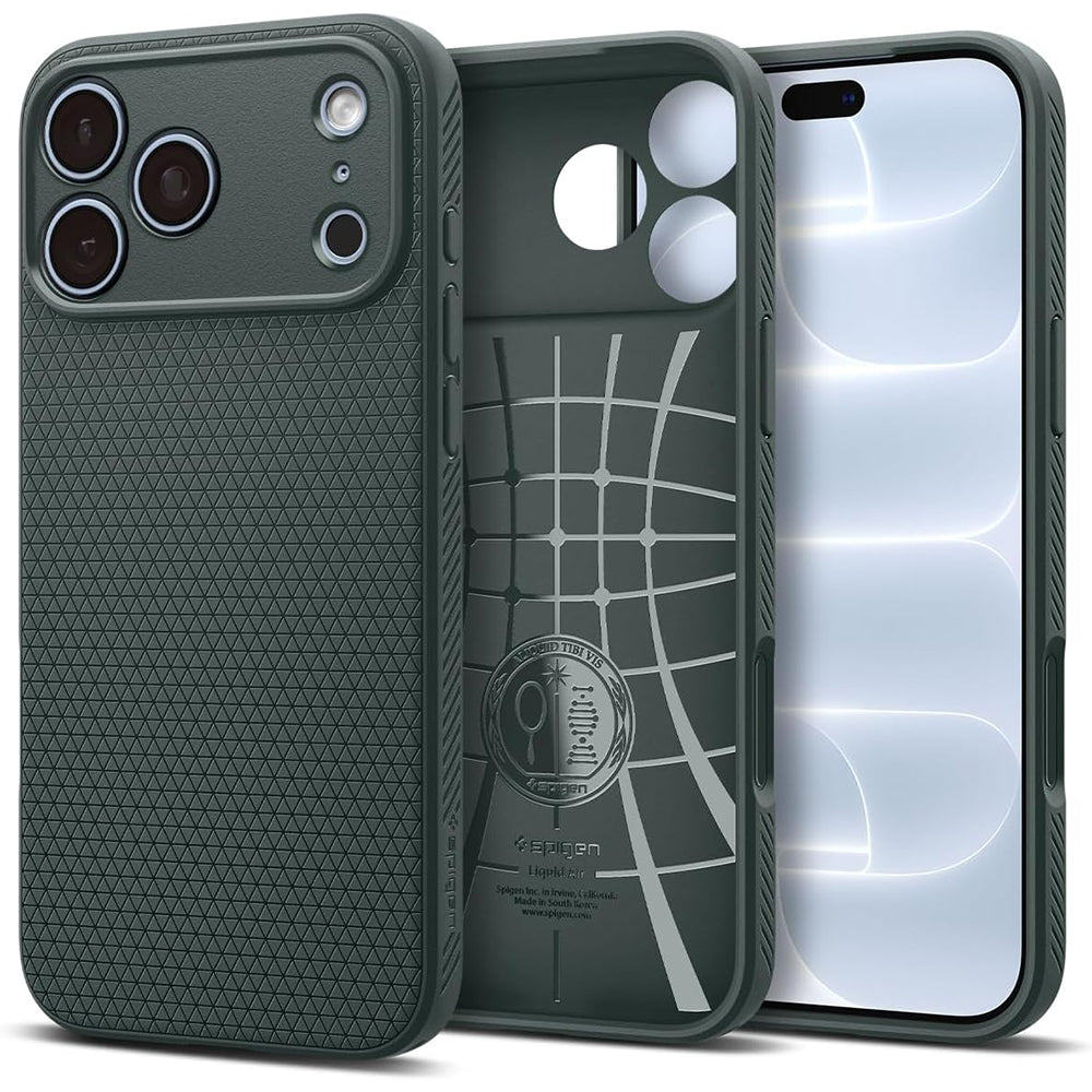 Husă Spigen Liquid Air iPhone 18 Pro / 17 Pro – Abyss Green (verde) – imagine 6
