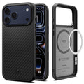 Husă Spigen Enzo Aramid T MagSafe iPhone 18 Pro / 17 Pro – Negru – imagine 1