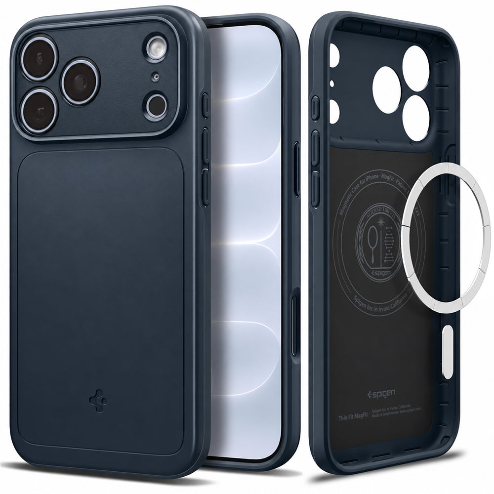 Husă Spigen Thin Fit MagSafe iPhone 18 Pro Max / 17 Pro Max – Metal Slate (gri ardezie) – imagine 11
