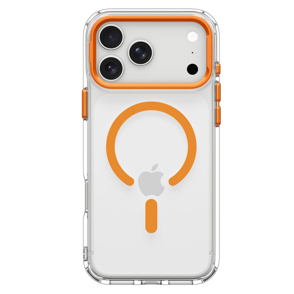 Husă Spigen Ultra Hybrid Optik S iPhone 18 Pro Max / 17 Pro Max – Transparent / Portocaliu – imagine 8