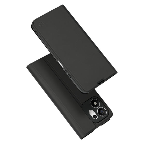 Husă tip carte Techsuit Magskin Book pentru Honor 600 Smart – negru
