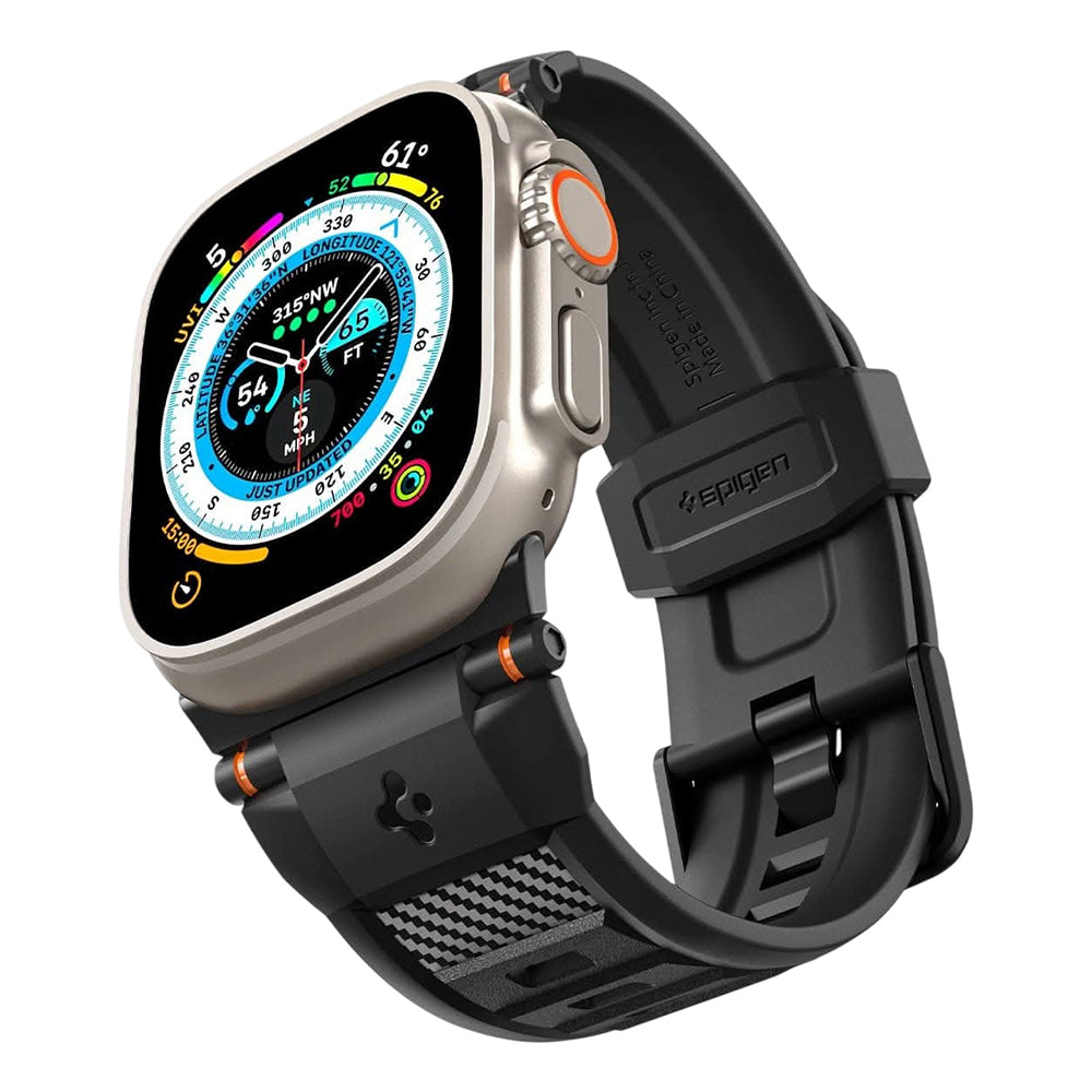 Curea sport Spigen Rugged Band Ultra Apple Watch 44 / 45 / 46 / 49 mm – imagine 4