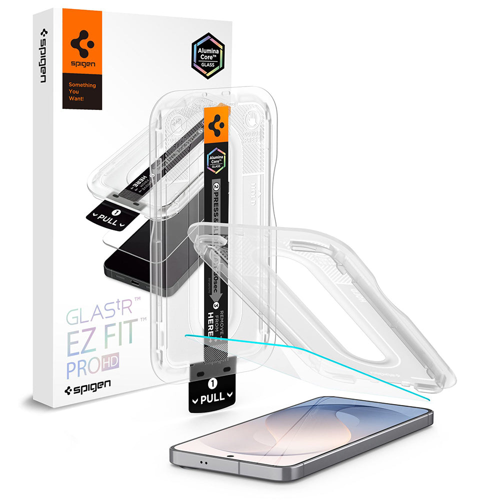 Folie de sticlă Spigen Glas.tR EZ Fit Pro HD pentru Samsung Galaxy S26 FE – 1 folie – imagine 1