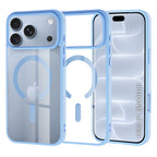 Husă transparentă Techsuit MagSafe Pro iPhone 18 Pro / 17 Pro – Albastru deschis – imagine 6