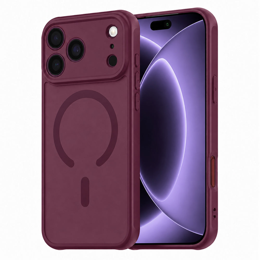 Husă Techsuit HaloFrost II MagSafe iPhone 18 Pro / 17 Pro – Vișiniu – imagine 17