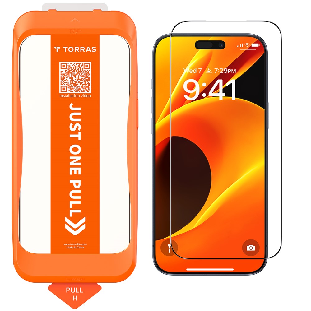 Folie sticlă Torras HD Shield iPhone 18 Pro Max / 17 Pro Max – imagine 2 din 2