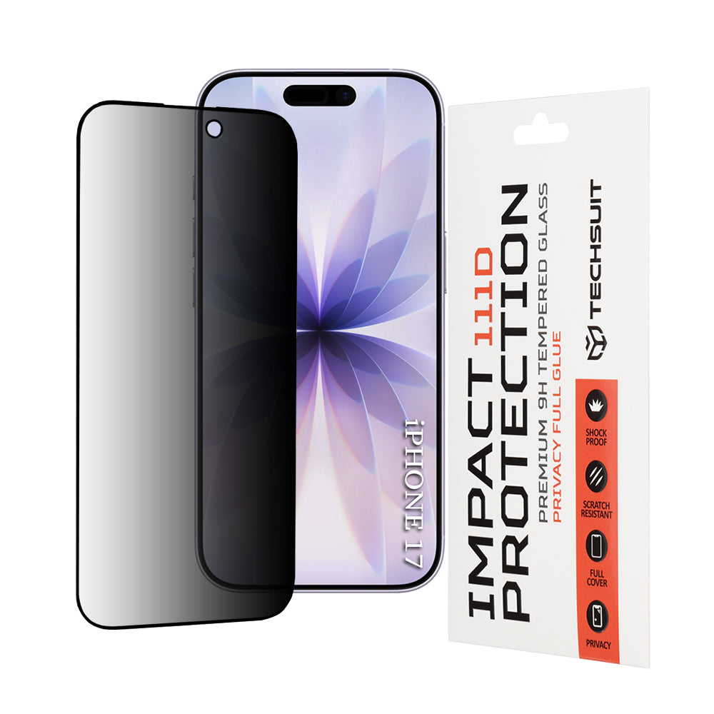 Folie privacy Techsuit 111D Full Glue iPhone 17 – imagine 1 din 5