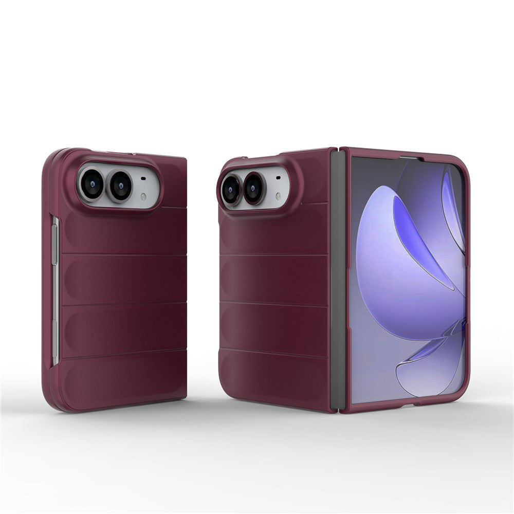 Husă iPhone Duo Techsuit Magic Shield, vișiniu – imagine 3