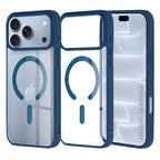 Husă transparentă Techsuit MagSafe Pro iPhone 18 Pro / 17 Pro – Albastru – imagine 1