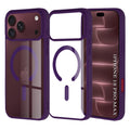 Husă transparentă Techsuit MagSafe Pro iPhone 18 Pro Max / 17 Pro Max – Mov – imagine 1