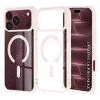 Husă transparentă Techsuit MagSafe Pro iPhone 18 Pro Max / 17 Pro Max – Roz nude – imagine 6
