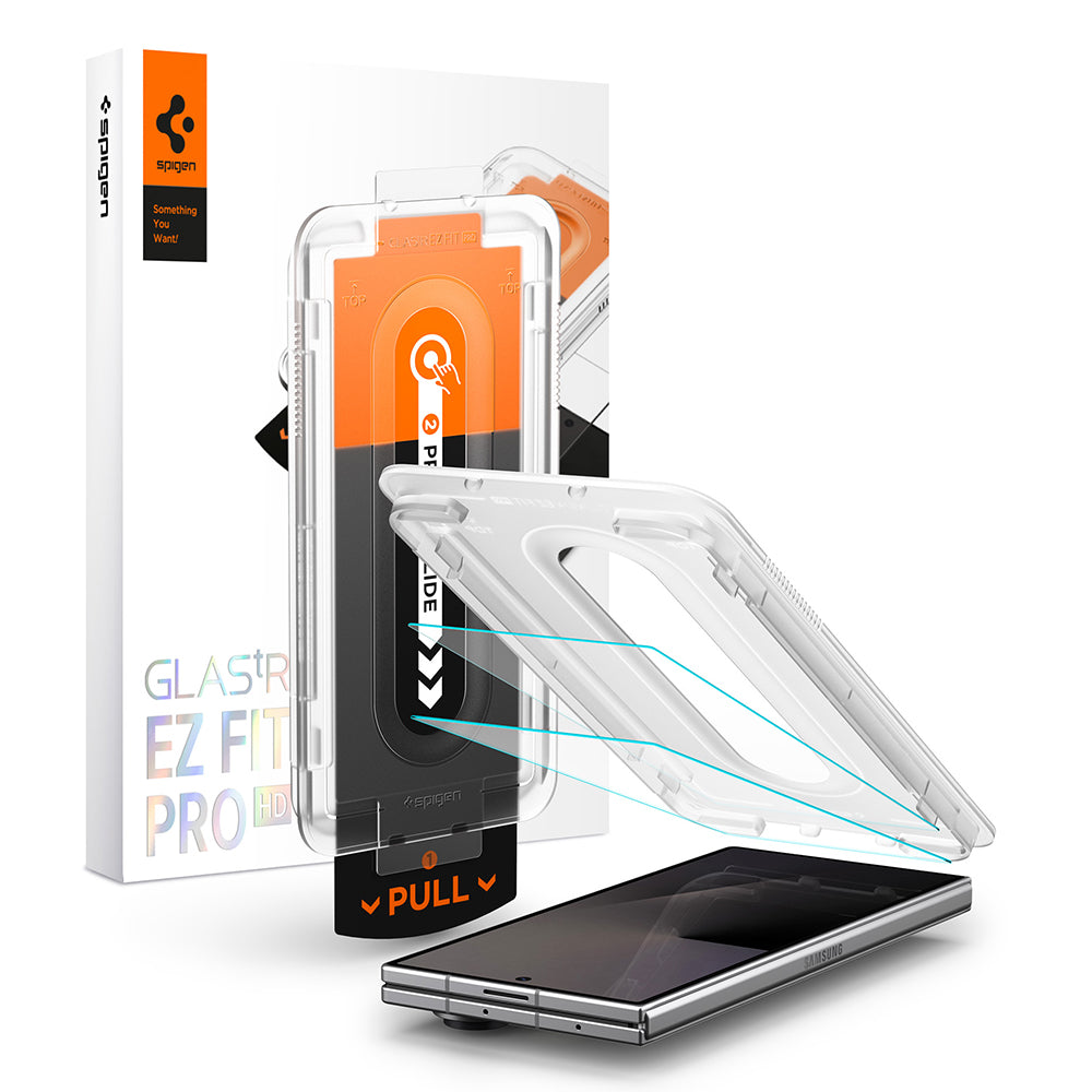 Folie de sticlă Spigen Glas.tR EZ Fit Pro HD pentru Samsung Galaxy Z Fold7 / Z Fold8 Ultra – 2 folii – imagine 6