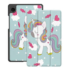Husă Samsung Galaxy Tab A11 / A9 Techsuit FoldPro, unicorn – imagine 1