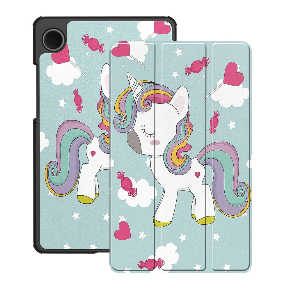 Husă Samsung Galaxy Tab A11 / A9 Techsuit FoldPro, unicorn – imagine 1