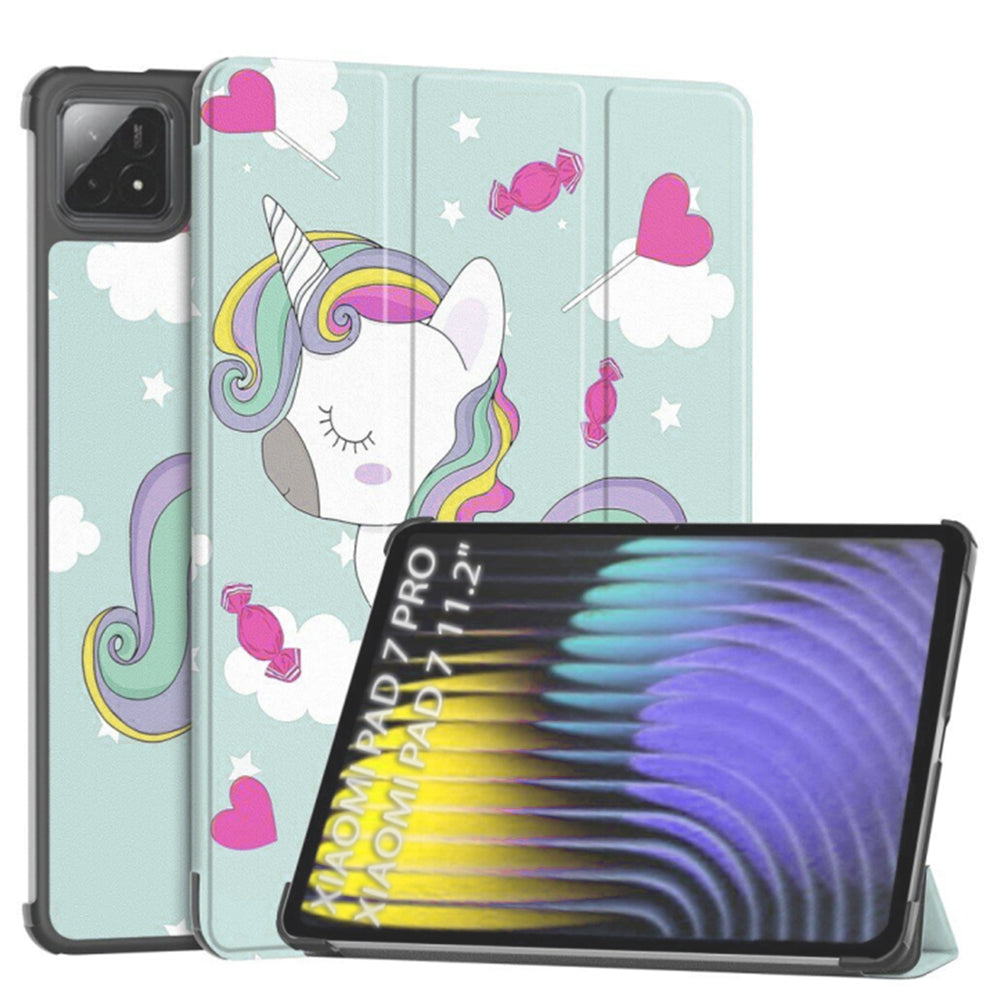 Husă Xiaomi Pad 7 / 7 Pro / 8 / 8 Pro Techsuit FoldPro, unicorn – imagine 1