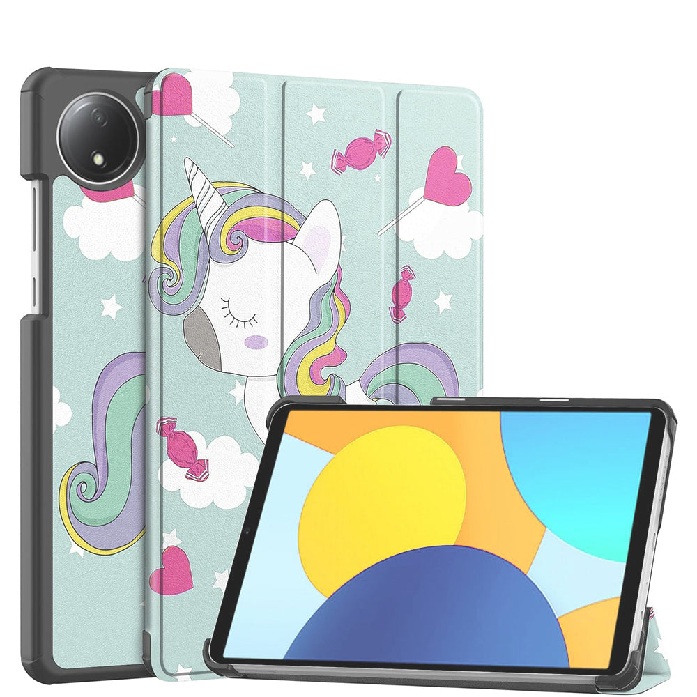 Husă Xiaomi Redmi Pad SE 4G 8.7" Techsuit FoldPro, unicorn – imagine 1