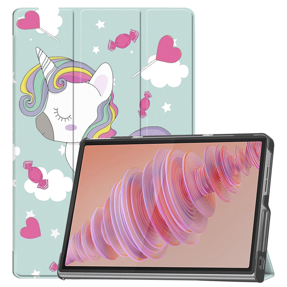 Husă Lenovo Tab Plus Techsuit FoldPro, unicorn – imagine 1