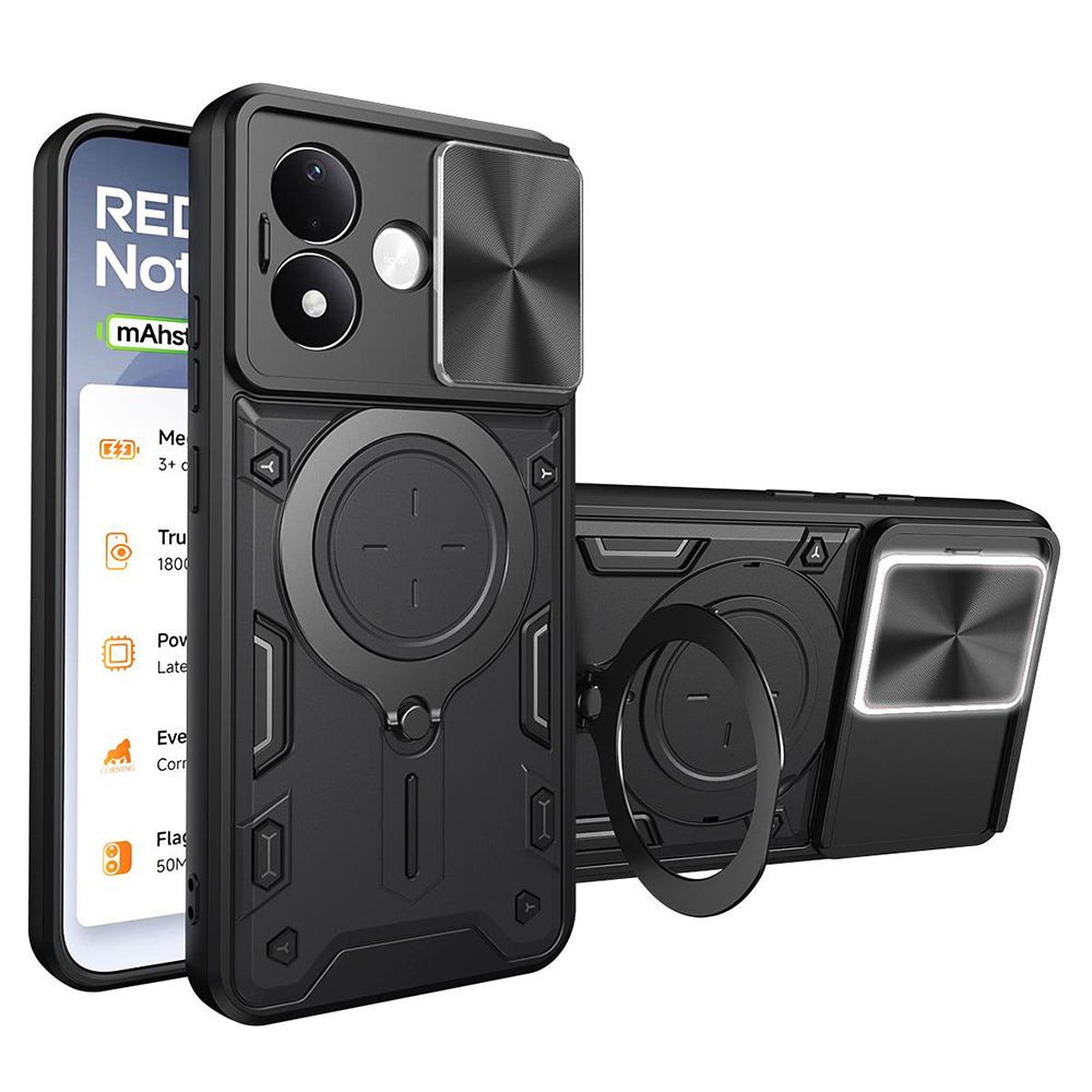 Husă Xiaomi Redmi Note 17 Pro 5G Techsuit CamGuard Pro, negru – imagine 2