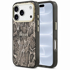 Husă Guess iPhone 17 Pro Python Pattern MagSafe, maro – imagine 1