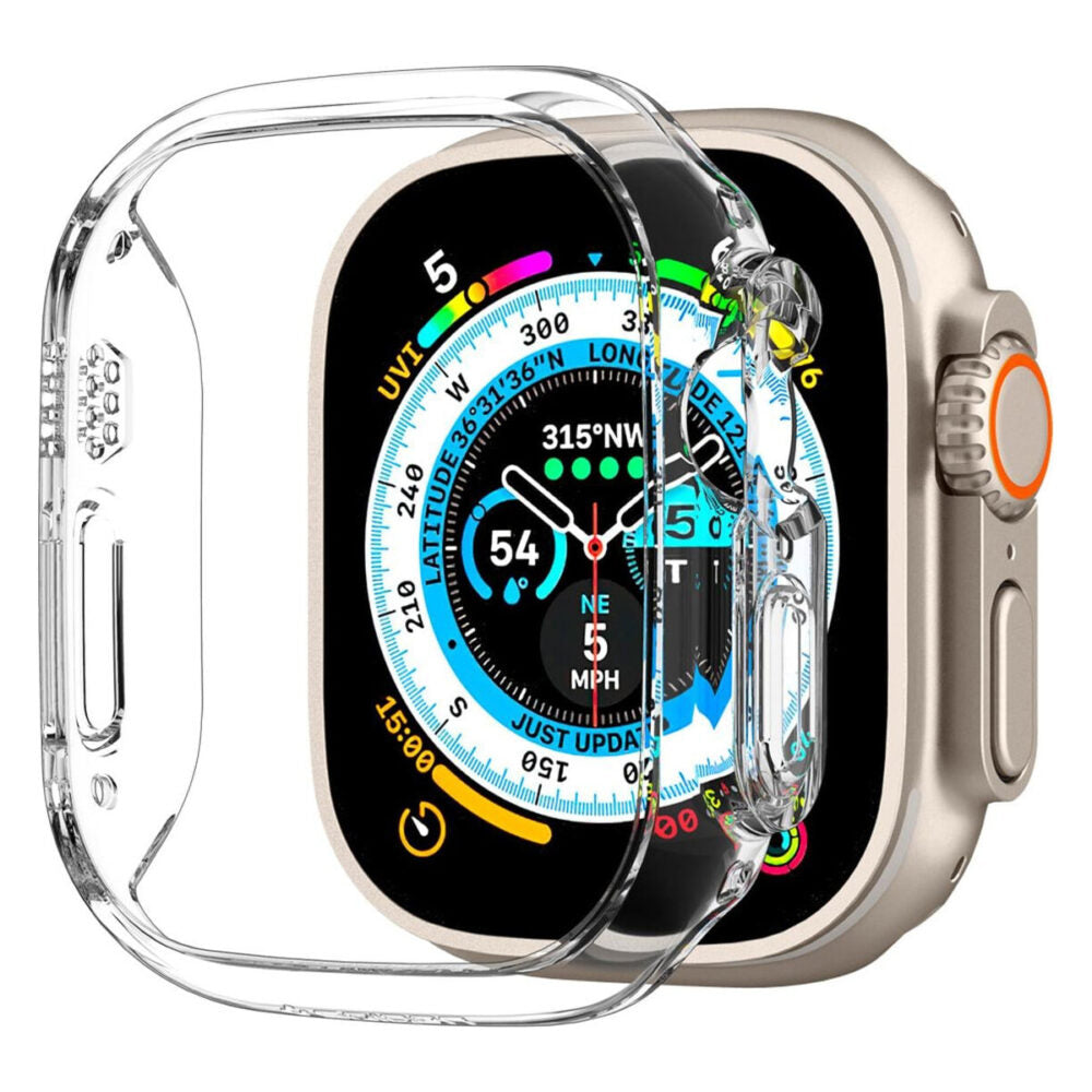 Husă Spigen Thin Fit Apple Watch Ultra / Ultra 2 / Ultra 3 / Ultra 4 (49 mm) – Transparent – imagine 1