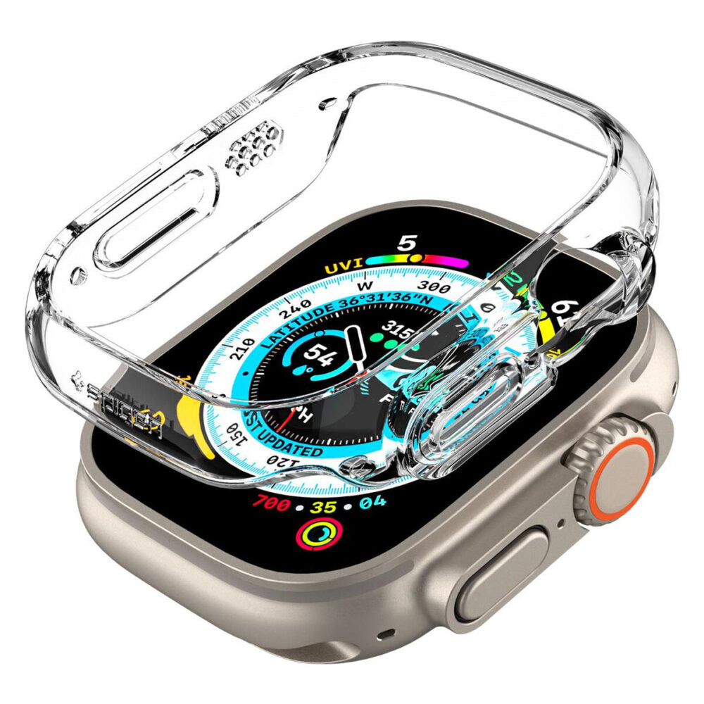 Husă Spigen Thin Fit Apple Watch Ultra / Ultra 2 / Ultra 3 / Ultra 4 (49 mm) – Transparent – imagine 2