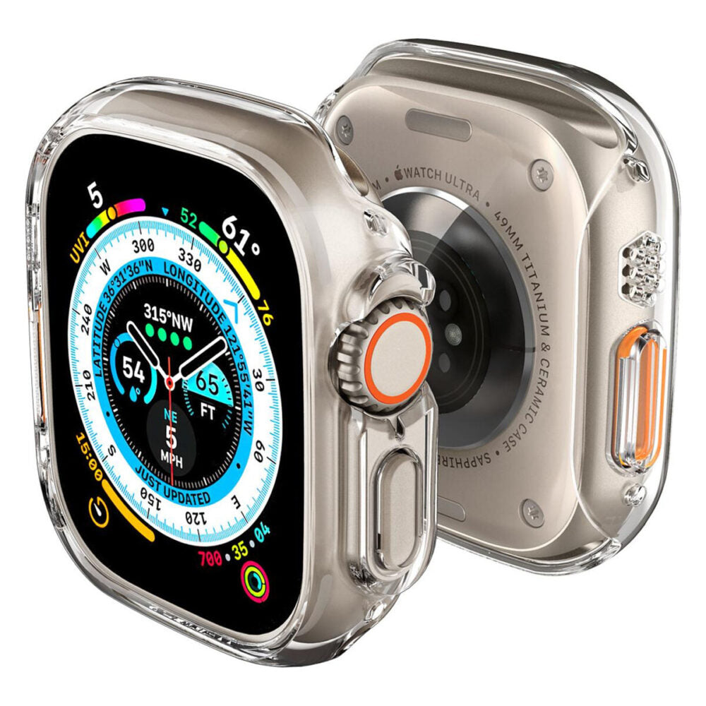 Husă Spigen Thin Fit Apple Watch Ultra / Ultra 2 / Ultra 3 / Ultra 4 (49 mm) – Transparent – imagine 4