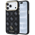Husă Guess iPhone 17 Pro Peony 4G Small Logo MagSafe, negru – imagine 1