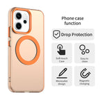Husă Oppo Reno16 F / Reno16 FS Techsuit CandyCase MagSafe, portocaliu – imagine 2