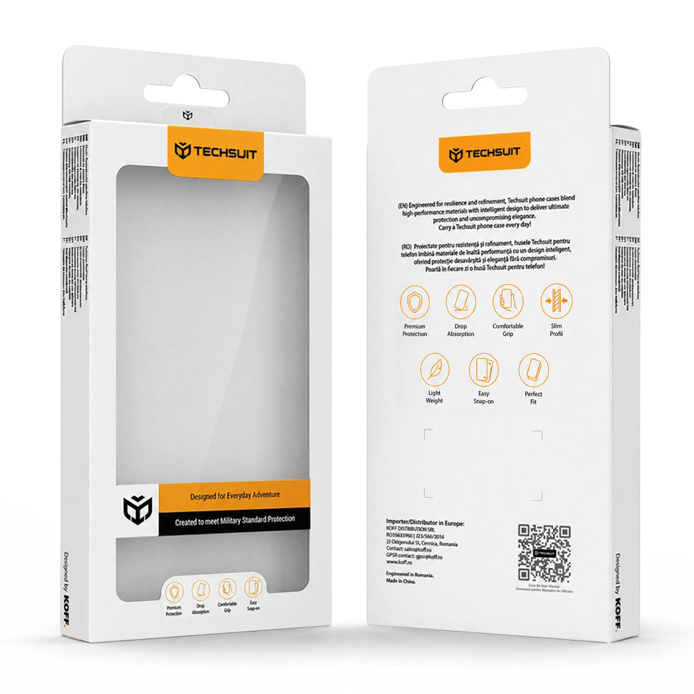 Husă Oppo Reno16 F / Reno16 FS Techsuit CandyCase MagSafe, portocaliu – imagine 3
