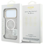 Husă Guess iPhone 17 Pro Ring Stand 360 4G Leather Classic Logo, roz – imagine 7