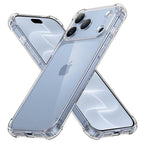 Husă transparentă Techsuit Shockproof Clear Silicone iPhone 18 Pro – Transparent – imagine 1