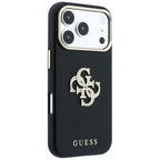 Husă Guess iPhone 17 Pro Smooth Big Strass Logo, negru – imagine 2