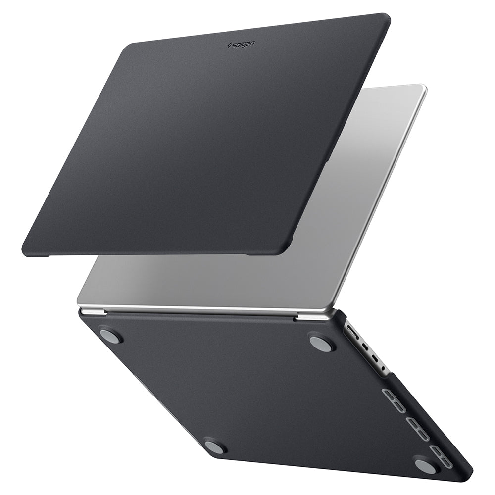 Husă Spigen Nano Pop MacBook Pro 16" – Negru (Black Sesame) – imagine 1