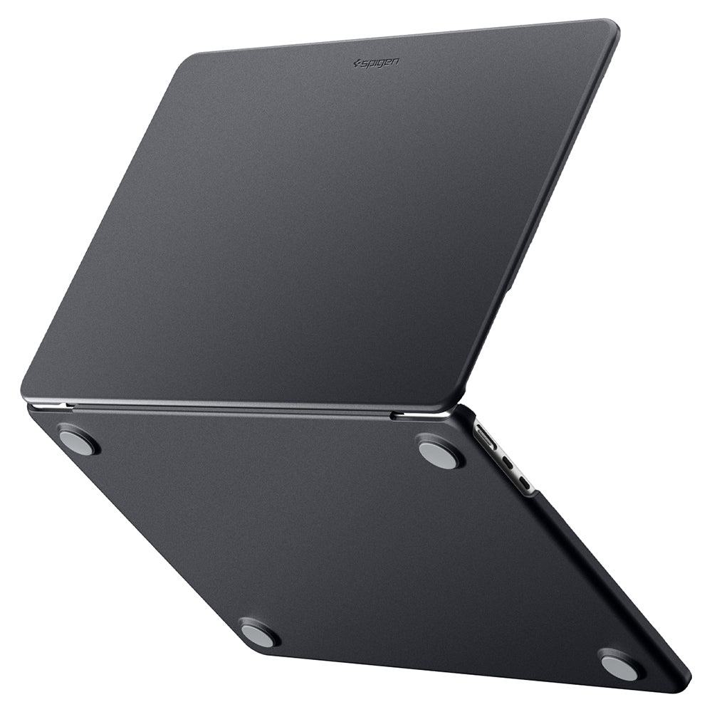 Husă Spigen Nano Pop MacBook Air 13" – Negru (Black Sesame) – imagine 9