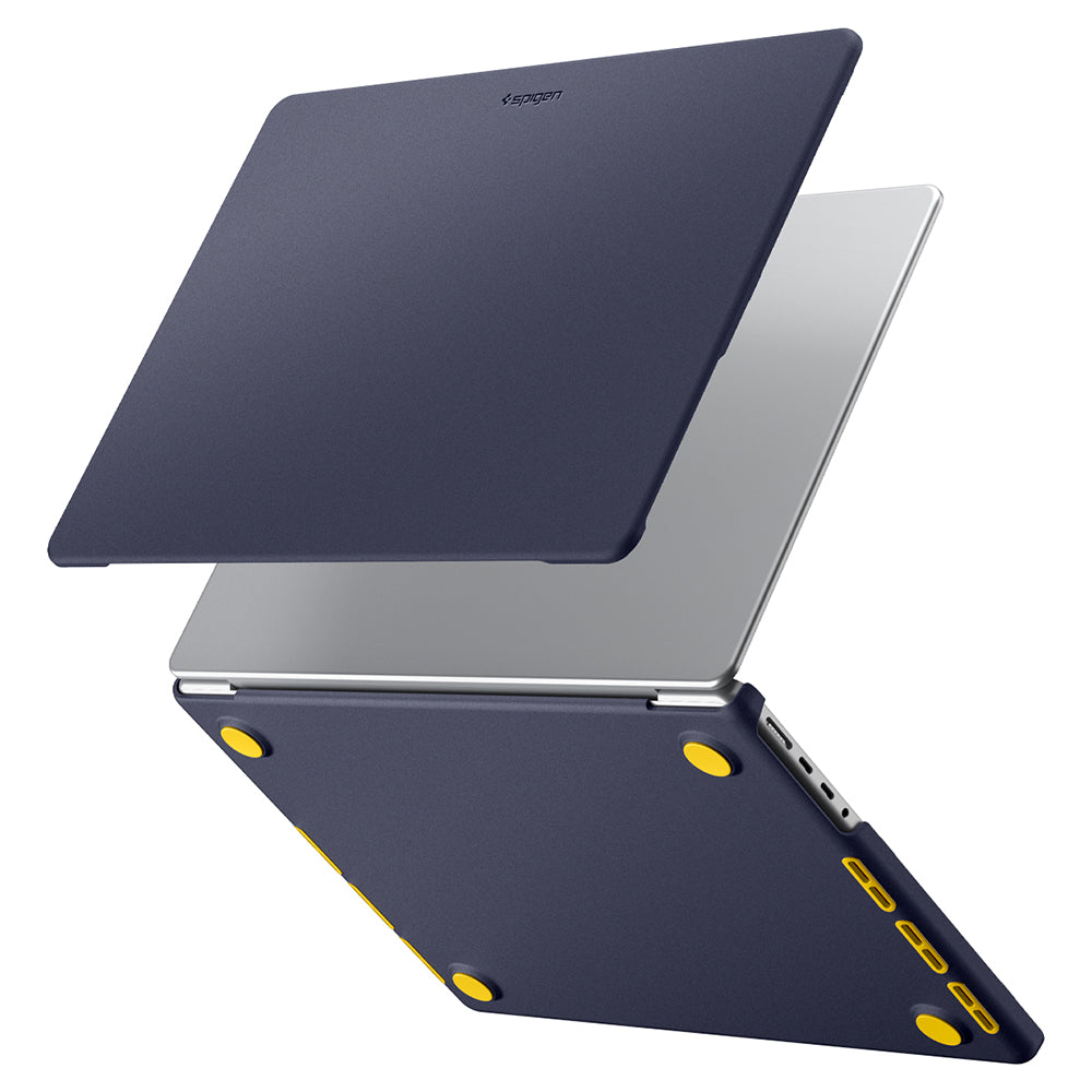 Husă Spigen Nano Pop MacBook Pro 14" – Bleumarin (Blueberry Navy) – imagine 8