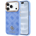 Husă Guess iPhone 17 Pro Peony 4G Small Logo MagSafe, albastru deschis – imagine 1
