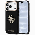 Husă Guess iPhone 17 Pro Smooth Big Strass Logo, negru – imagine 1