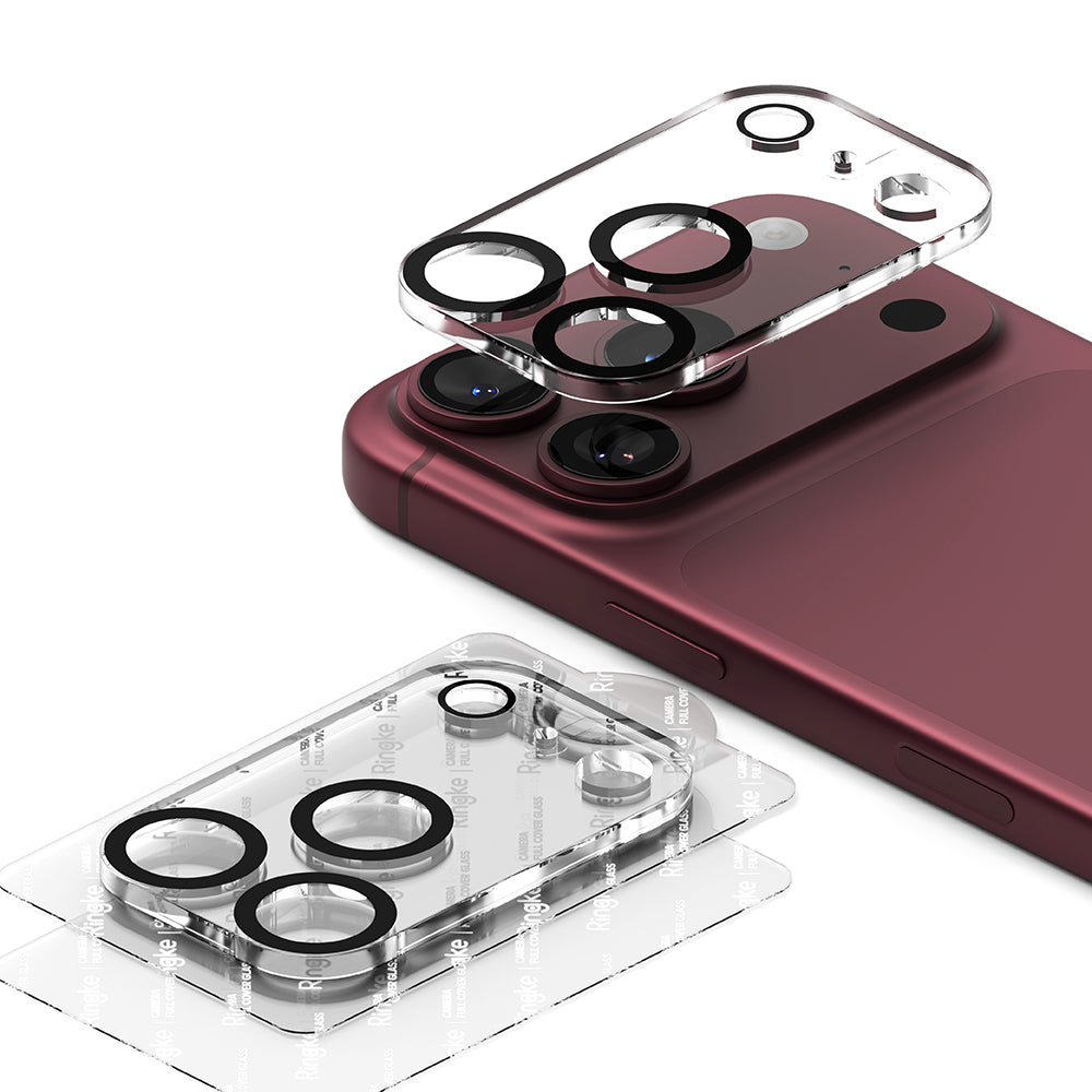 Protecție cameră Ringke Full Cover iPhone 18 Pro Max, 2 buc. – imagine 3 din 4