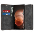 Husă Xiaomi Redmi Note 17 Pro 5G flip Techsuit Confy Cover, negru – imagine 1