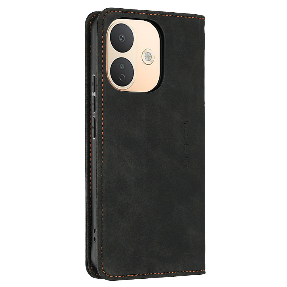 Husă Xiaomi Redmi Note 17 Pro 5G flip Techsuit Confy Cover, negru – imagine 3