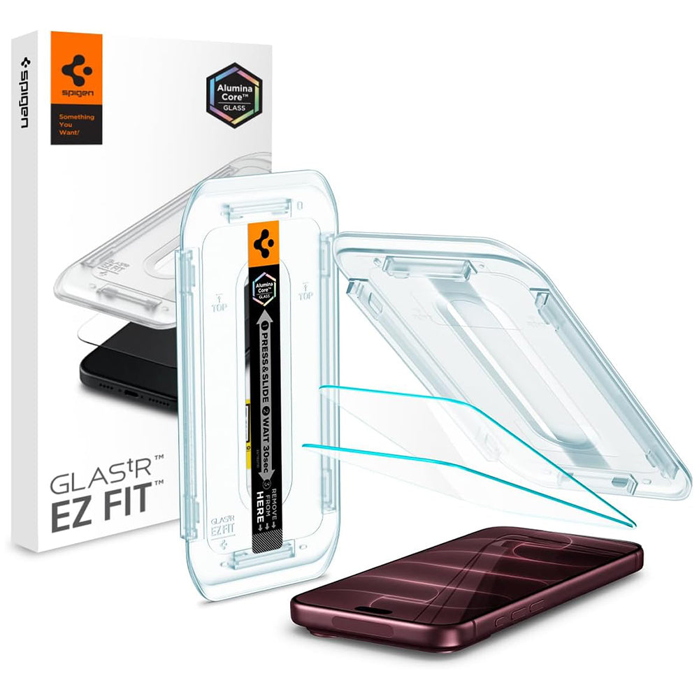 Folie de sticlă Spigen Glas.tR EZ Fit pentru iPhone 18 Pro Max / 17 Pro Max / 16 Pro Max – imagine 1