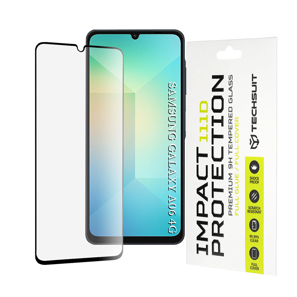 Folie sticlă Techsuit 111D Galaxy A06 / A07 / A08, full glue 9H – imagine 1