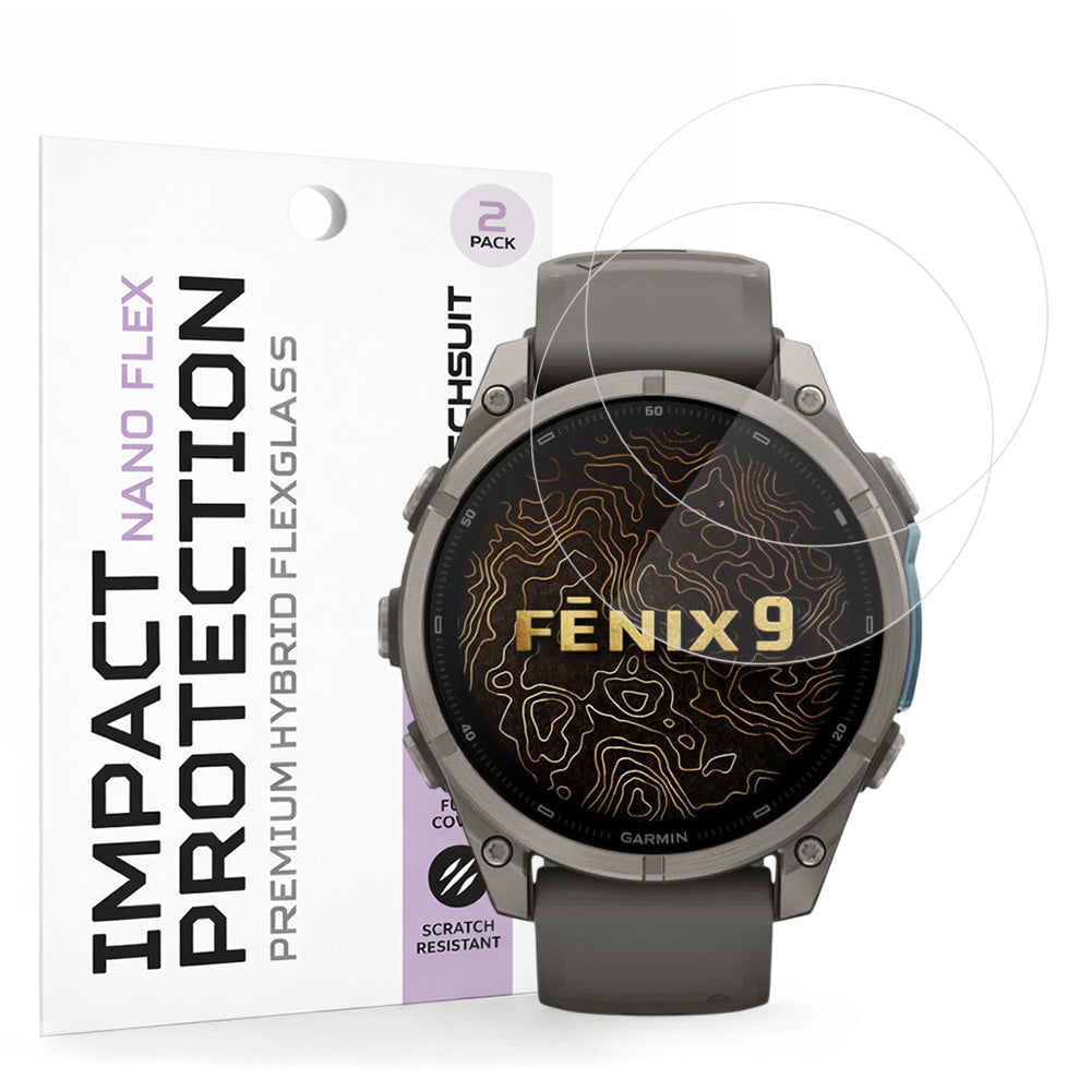 Folie Garmin Fenix 9 47 mm/Fenix 9 Pro 47 mm Techsuit Nano Flex, 2 – imagine 1